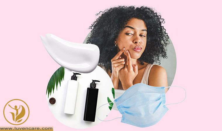 هنگام استفادهی روزانهی ماسک، استفاده از محصولات پوستی جدید را محدود کنید.